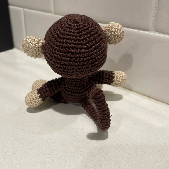 Handcrafted Monkey Decor Amigurui Crochet Figure Toy 🐒 Animal Zoo - Picture 6 of 11